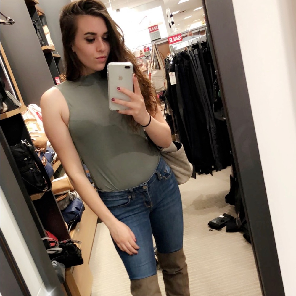 Olive Green Bodysuit